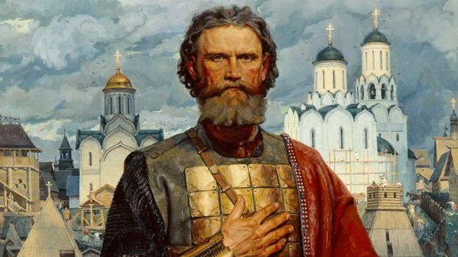 Святой благоверный великий князь московский Дмитрий Донской. 2002 г. Холст, масло