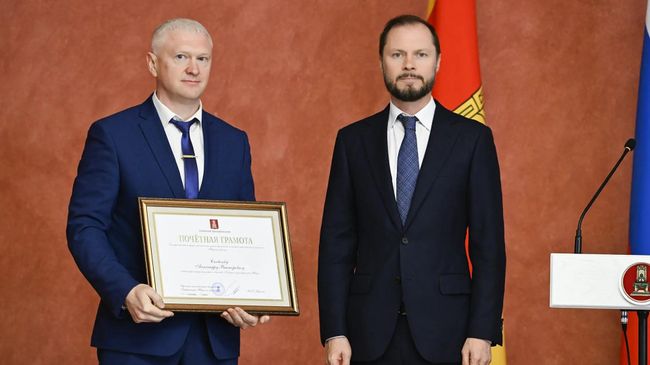 Врио губернатора Тверской области Виталий Королев вручил региональные награды сотрудникам газовой промышленности 