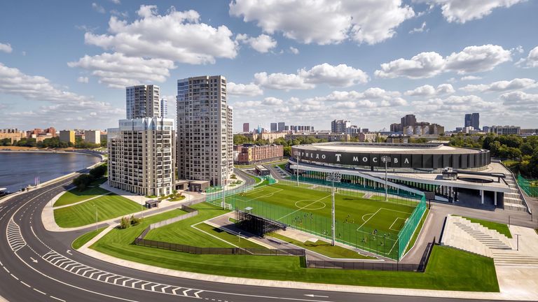 Московский стадион Торпедо имени Эдуарда Стрельцова после реконструкции