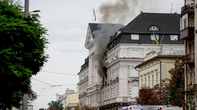 Взрыв в здании СБУ в Киеве