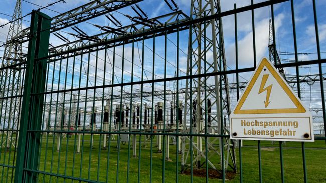 Электроподстанция в городе Дормаген, ФРГ