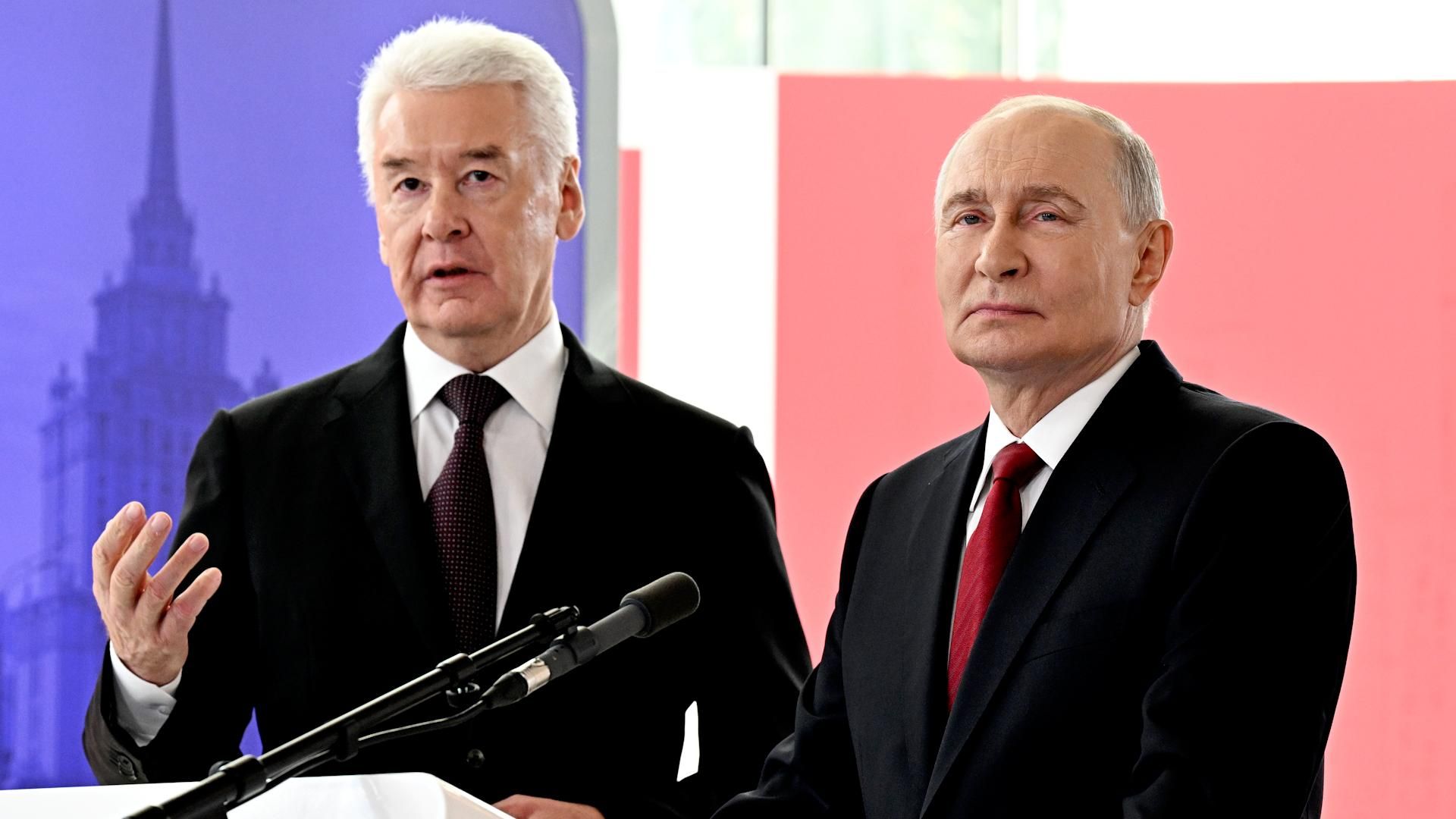 Путин и Собянин на открытии обновленного стадиона Торпедо - РИА Новости, 1920, 05.09.2026