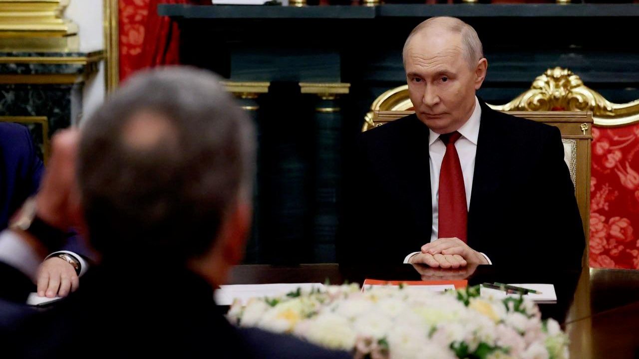 Президент России Владимир Путин во время встречи со Стивом Уиткоффом и Джаредом Кушнером Президент России Владимир Путин во время встречи со Стивом Уиткоффом и Джаредом Кушнером - РИА Новости, 1920, 09.09.2026