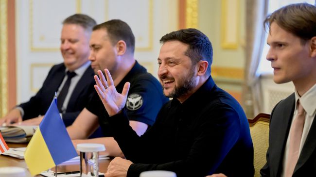Владимир Зеленский во время переговоров с представителями США в Киеве. 6 сентября 2026