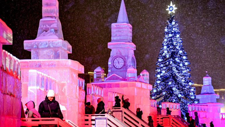 Новогодний фестиваль Ледовая Москва. В кругу семьи