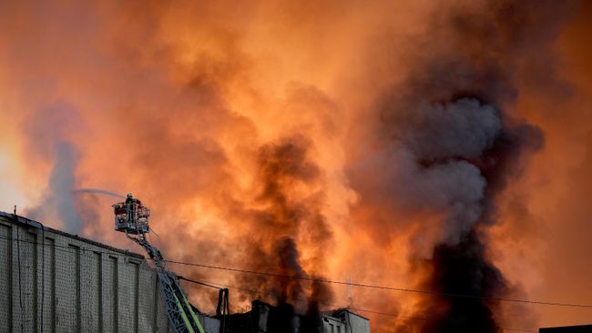 Пожар в Киеве. 8 сентября 2026 года