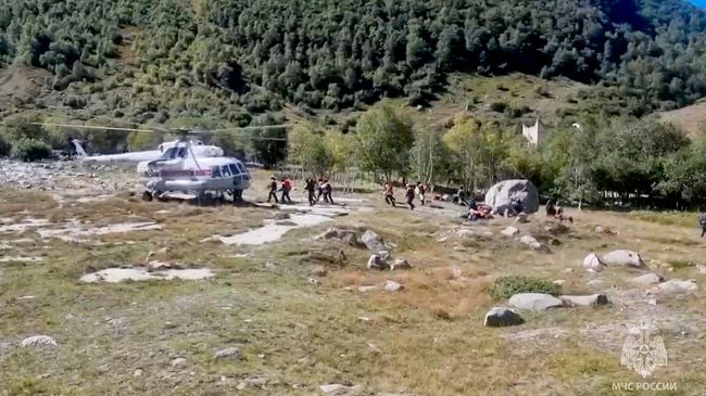 Операция по поиску альпинистов в Кабардино-Балкарской республике