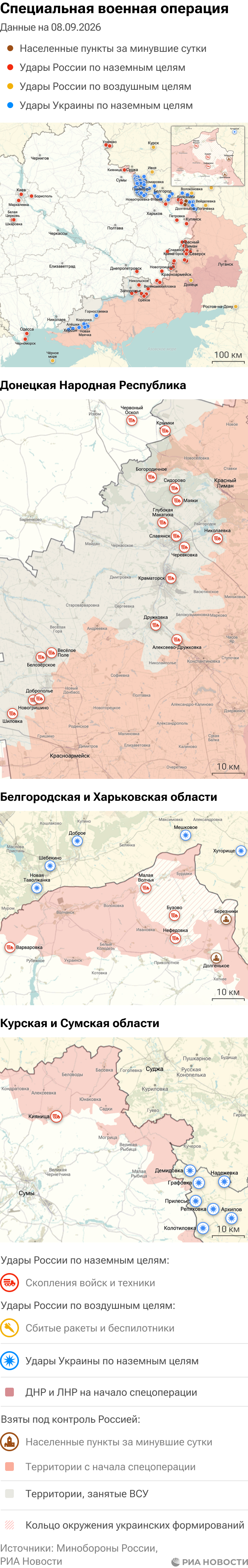 Карта спецоперации на 08.09.2026 Мобильная версия Карта спецоперации на 08.09.2026 Мобильная версия