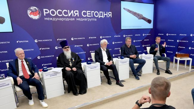 Пресс-конференция, посвященная первому публичному представлению новой реликвии Куликовской битвы