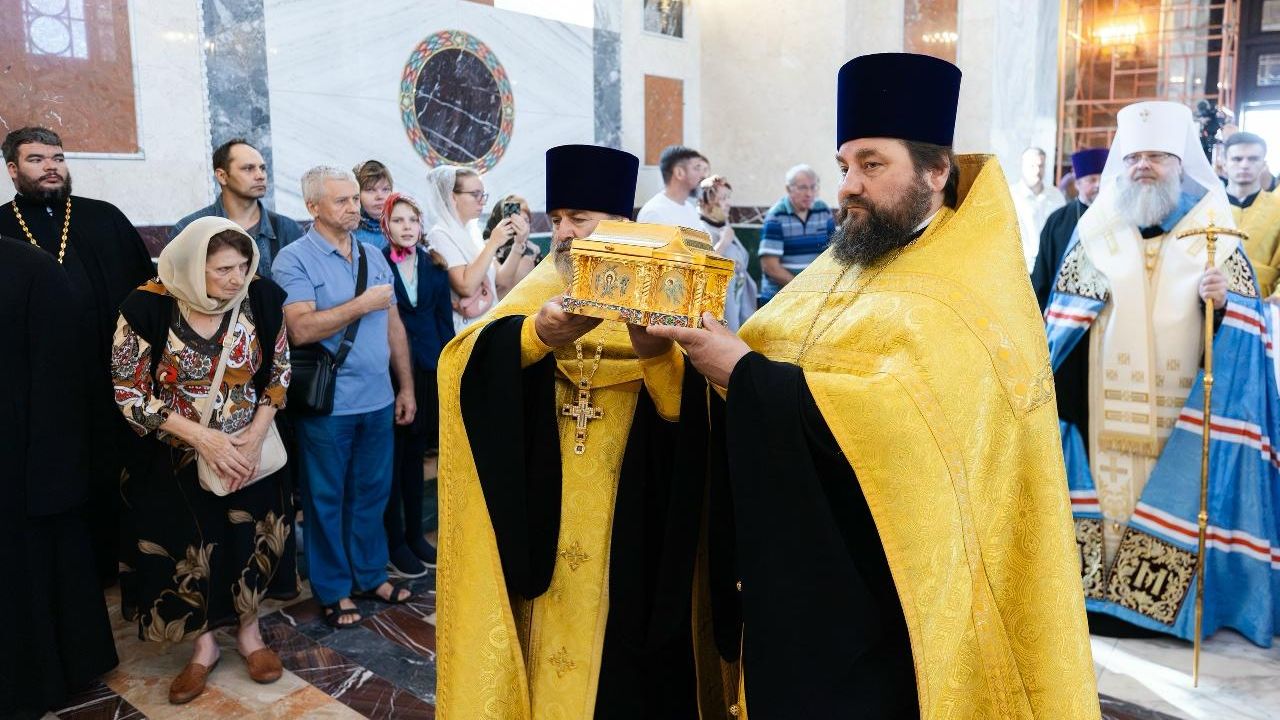 Прибытие ковчега с мощами святого благоверного князя Дмитрия Донского в Главный православный воинский храм Южного военного округа. 8 сентября 2026 - РИА Новости, 1920, 08.09.2026