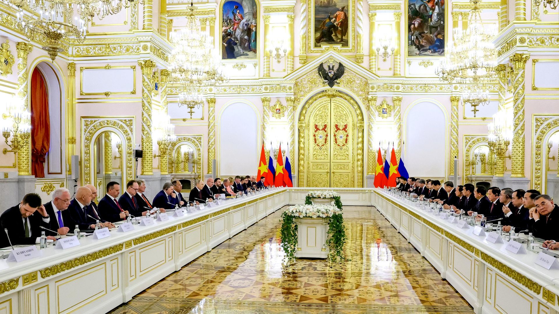 Президент РФ Владимир Путин и президент Вьетнама То Лам во время переговоров в Кремле Президент РФ Владимир Путин и президент Вьетнама То Лам во время переговоров в Кремле - РИА Новости, 1920, 09.09.2026