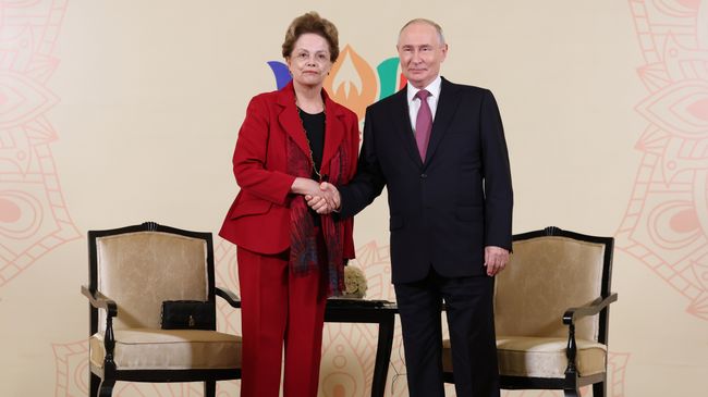 Встреча Путина с Дилмой Роуссефф