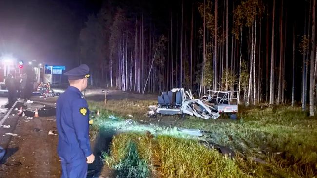 ДТП с автобусом в Архангельской области