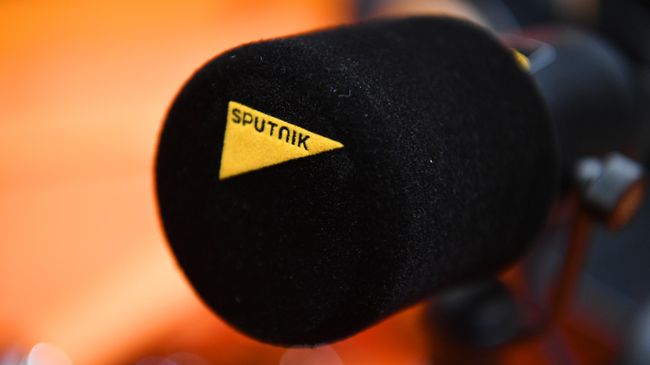 Работа студии радио Sputnik