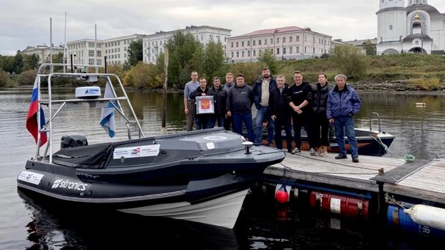 Безэкипажный катер доставил избирательные бюллетени в Архангельской области