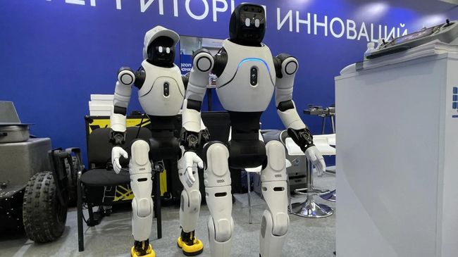 Роботы Платон и Гарик на TNF 2026 в Тюмени
