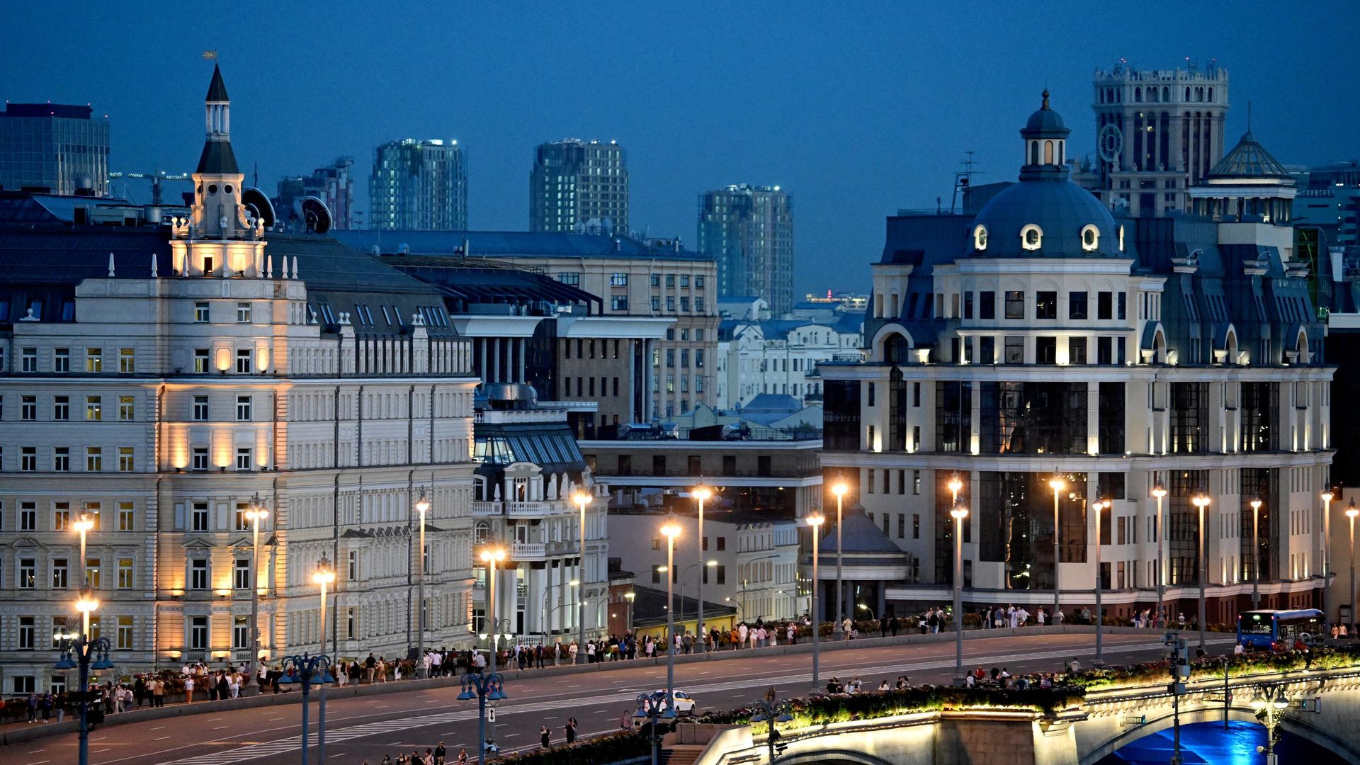 Большой Москворецкий мост и здания на острове Балчуг в Москве - РИА Новости, 1920, 17.09.2026