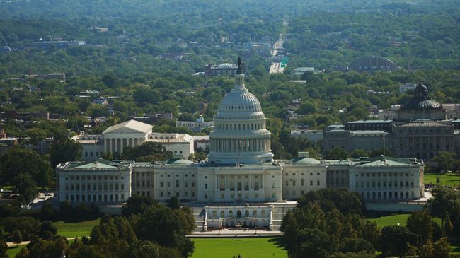 Здание Капитолия в Вашингтоне, США