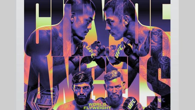 Официальный постер турнира UFC 331