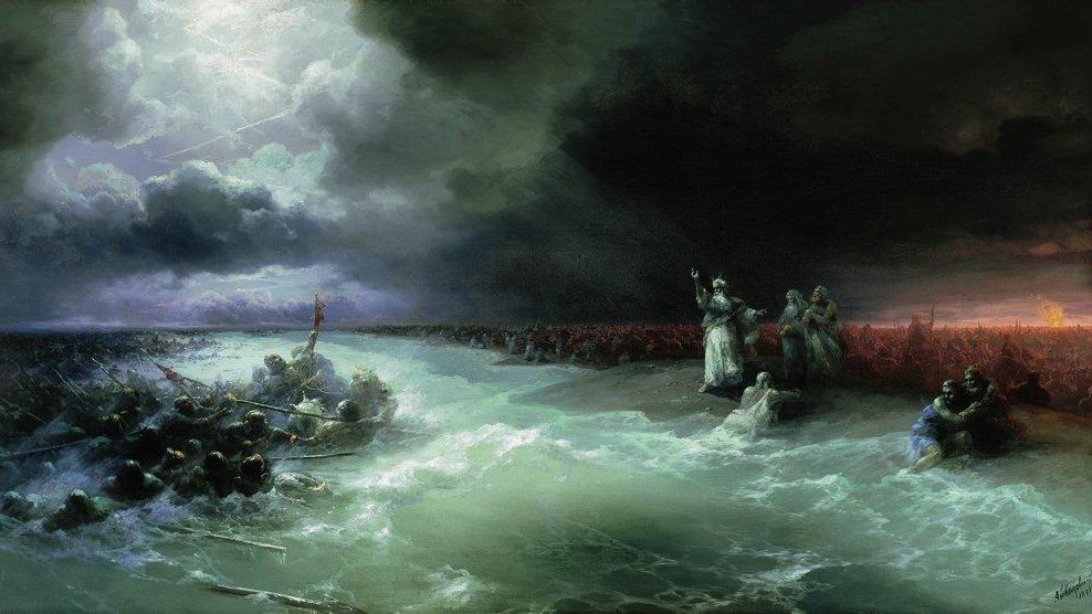 Иван Айвазовский. Переход евреев через Красное море. 1891 Иван Айвазовский. Переход евреев через Красное море. 1891 - РИА Новости, 1920, 17.09.2026