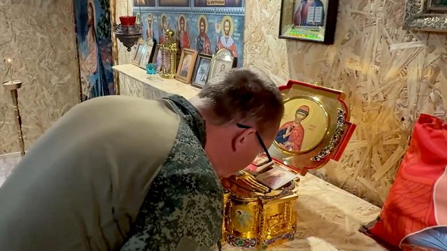 Мощи великого князя Дмитрия Донского в подразделениях ГрВ Восток