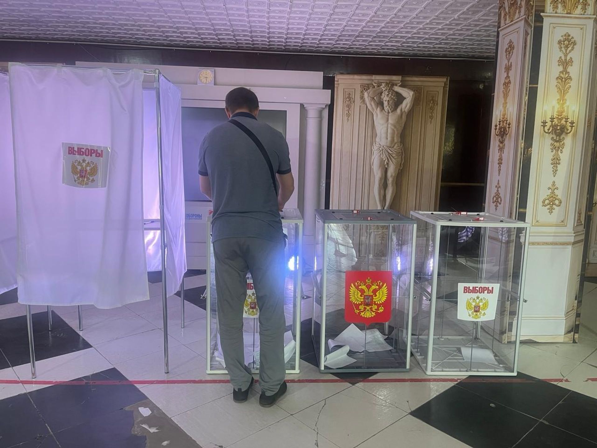 Голосование в Каланчаке Голосование в Каланчаке