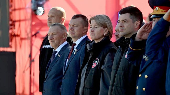 Временно исполняющая обязанности главы Удмуртии Ольга Абрамова на открытии военно-патриотической спартакиады Гвардия  