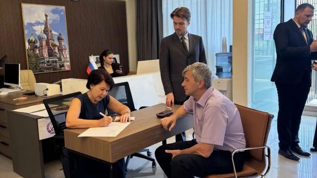 Избирательный участок в Южном Судане
