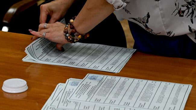 Подсчет голосов на выборах в Госдуму