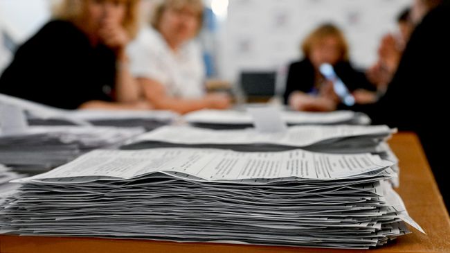 Подсчет голосов на выборах в Госдуму Подсчет голосов на выборах в Госдуму