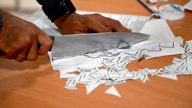 Подсчет голосов на выборах в Госдуму