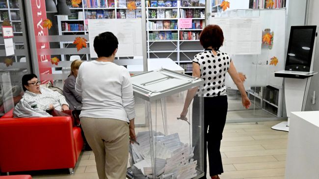 Подсчет голосов на выборах в Госдуму