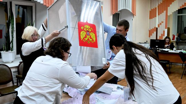 Подсчет голосов на выборах в Госдуму