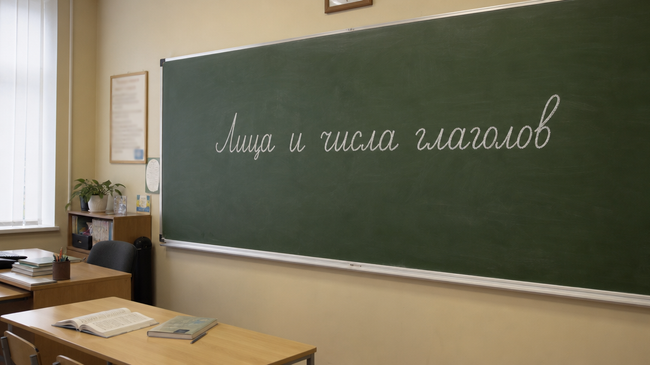 Лица и числа глаголов