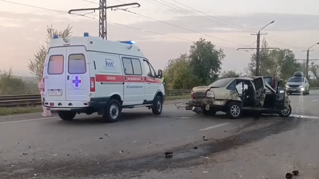 Последствия массового ДТП в Челябинской области. Кадр видео