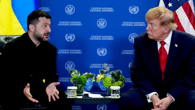 Встреча президента США Дональда Трампа с Владимиром Зеленским на ГА ООН. 22 сентября 2026
