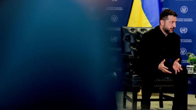  Владимир Зеленский во время встречи с президентом США Дональдом Трампом на ГА ООН. 22 сентября 2026