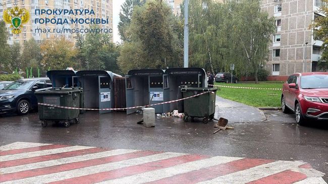 Место обнаружения тела новорожденной девочки в Москве