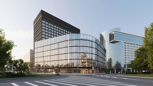 Бизнес-центр Tower E около Савеловского вокзала в Москве