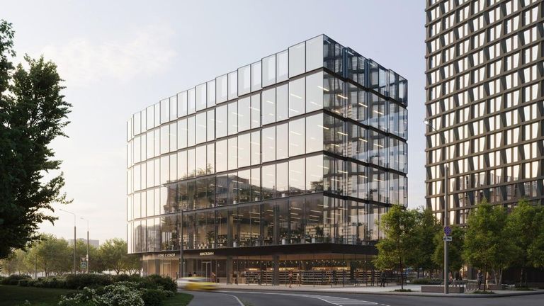 Бизнес-центр Tower E около Савеловского вокзала в Москве