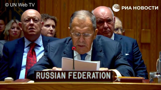Выступление Лаврова на заседании Совбеза ООН по Украине