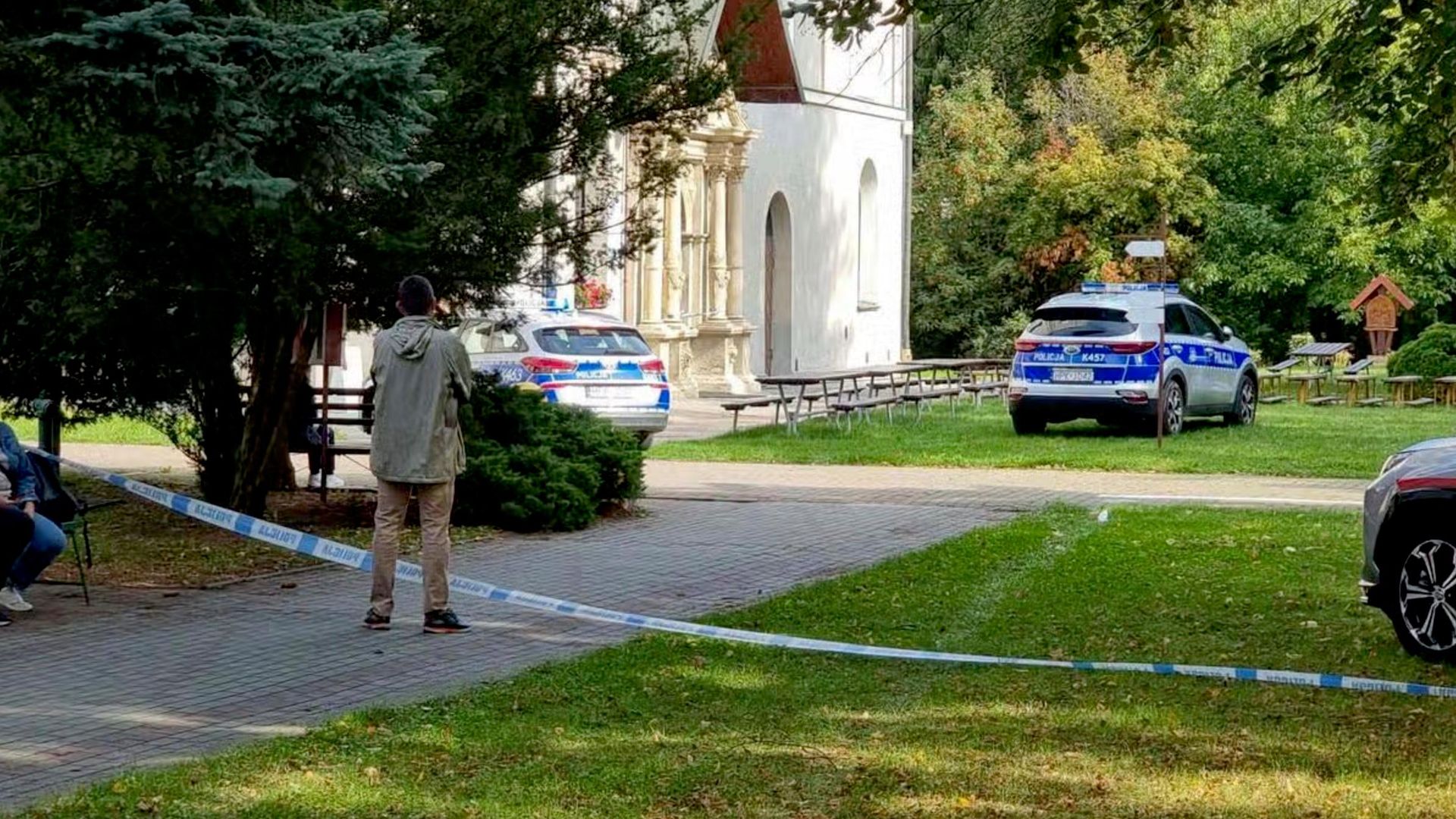 Полиция на месте нападения украинца на монастырь в Польше - РИА Новости, 1920, 24.09.2026