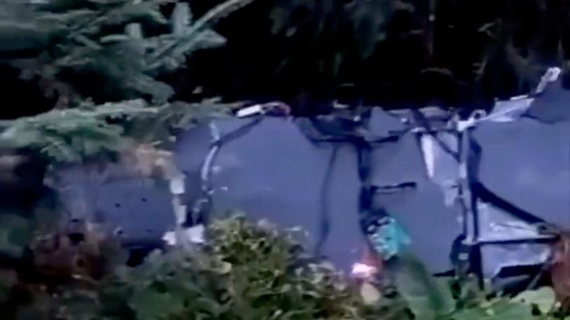 Беспилотник, упавший в районе населенного пункта Солка уезда Сучава на севере Румынии - РИА Новости, 1920, 24.09.2026