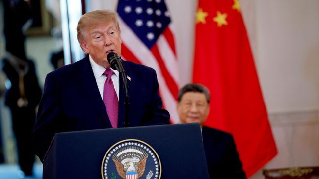 Президент США Дональд Трамп во время выступления в Белом доме в Вашингтоне Президент США Дональд Трамп во время выступления в Белом доме в Вашингтоне