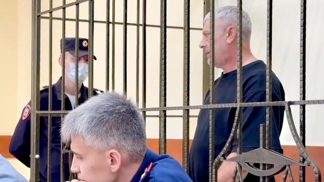 Владелец торгового комплекса Солнечный, предприниматель Сергей Родионов во время избрания меры пресечения в Стерлитамакском городском суде. 24 сентября 2026