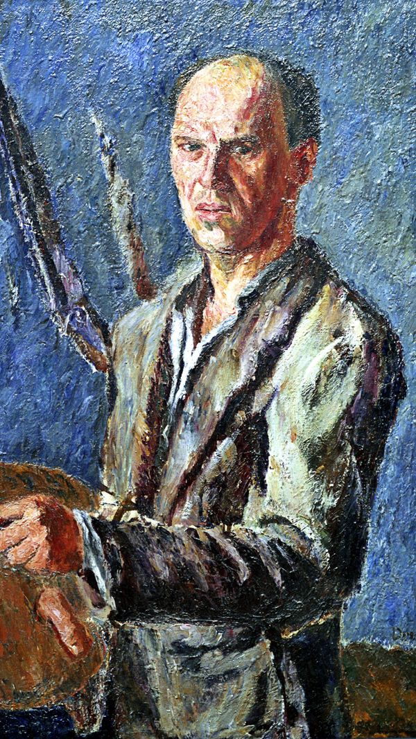 Художник Александр Давидович Древин, Автопортрет, 1923 г Художник Александр Давидович Древин, Автопортрет, 1923 г