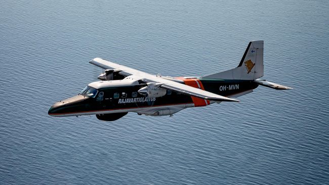 Самолет Dornier Do-228-212 пограничной охраны Финляндии