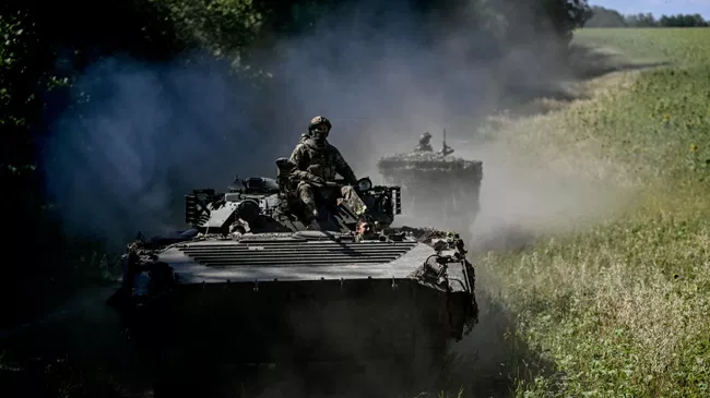 Российские военные в зоне проведения СВО