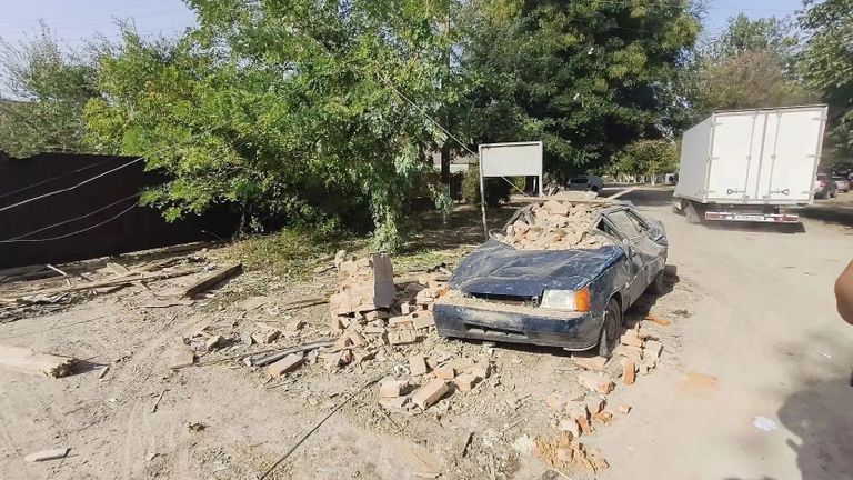 Последствия удара ВСУ по кафе День-Ночь в Аскании-Нова в Херсонской области Последствия удара ВСУ по кафе День-Ночь в Аскании-Нова в Херсонской области