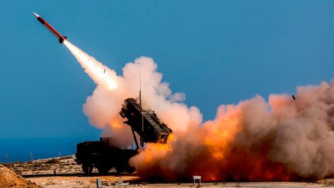 Пуск ракет из комплекса Patriot